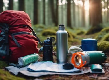 overnight hiking backpack packing