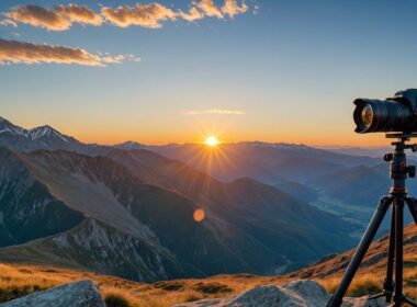 capturing sunrise on hikes