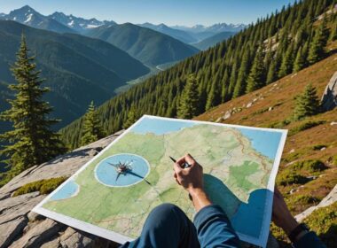 trail navigation with topographic maps