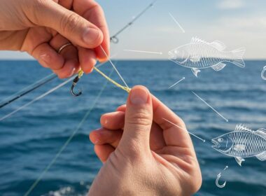 beginner sea bass fishing knots