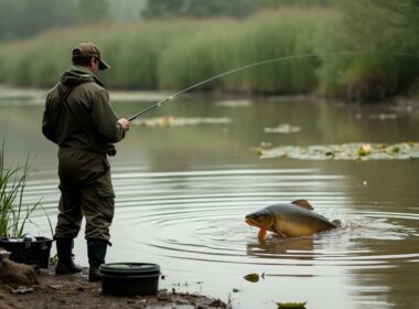 catching carp in muddy waters