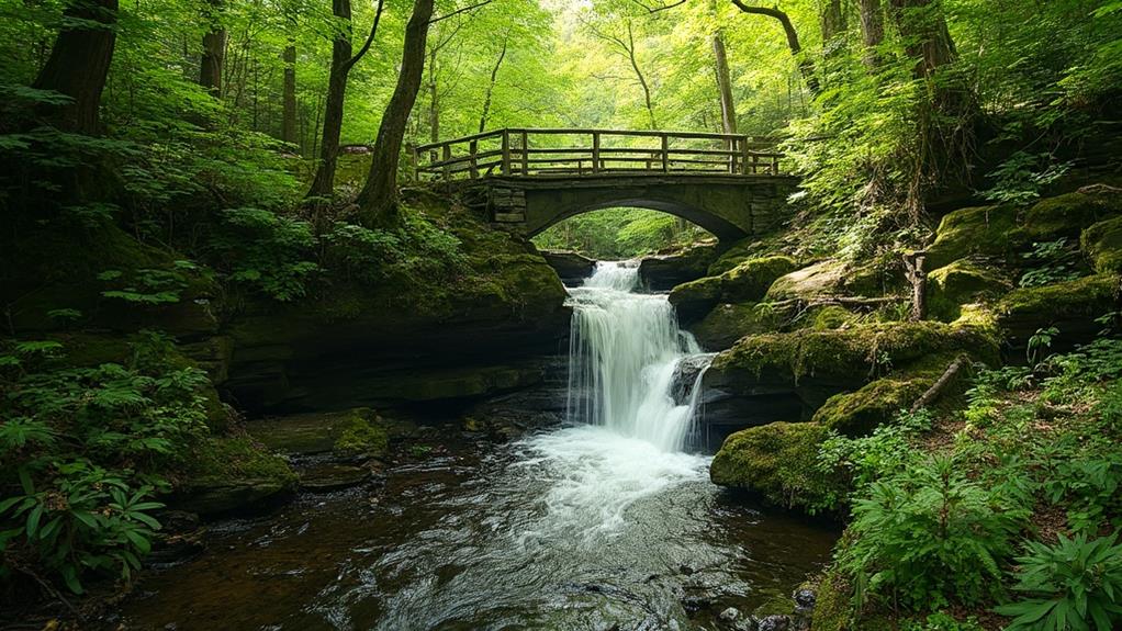 bracklinn falls hiking trail