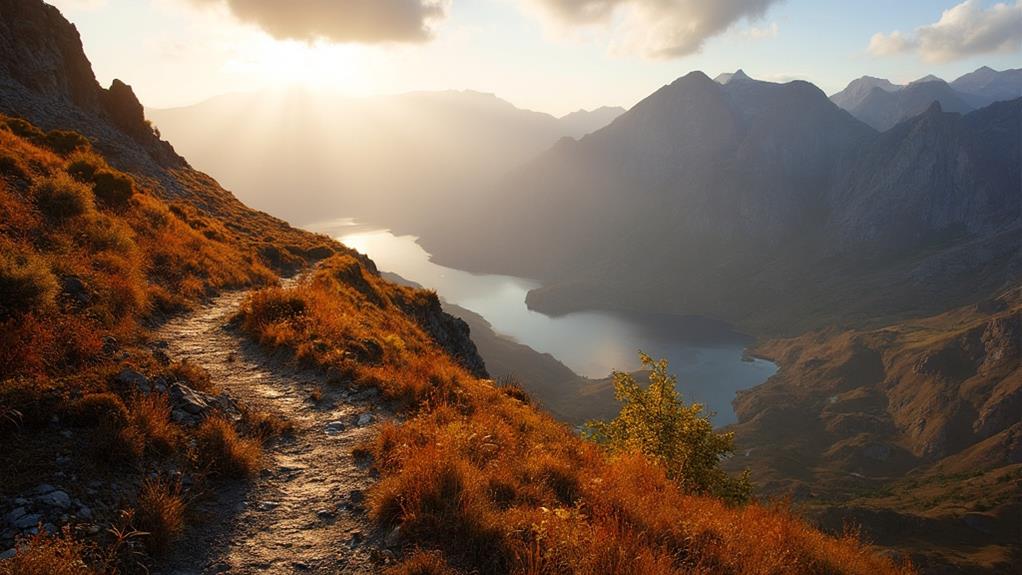 buttermere ridge hiking trail