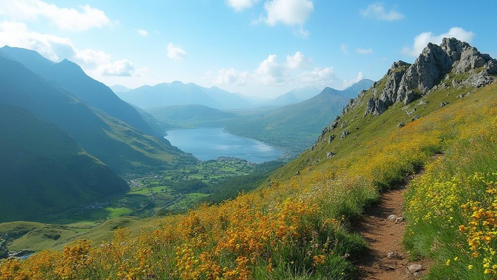 coniston s ancient mountain peak