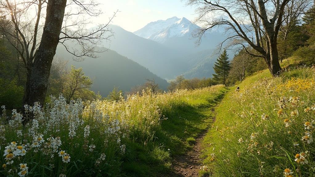 exploring seasonal nature paths