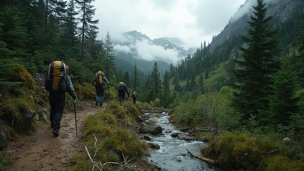 hiking environment simulation techniques