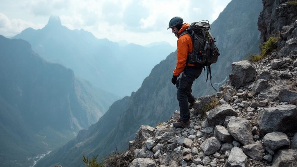 safe rock scrambling practices