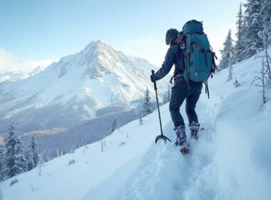 snow and ice hiking techniques