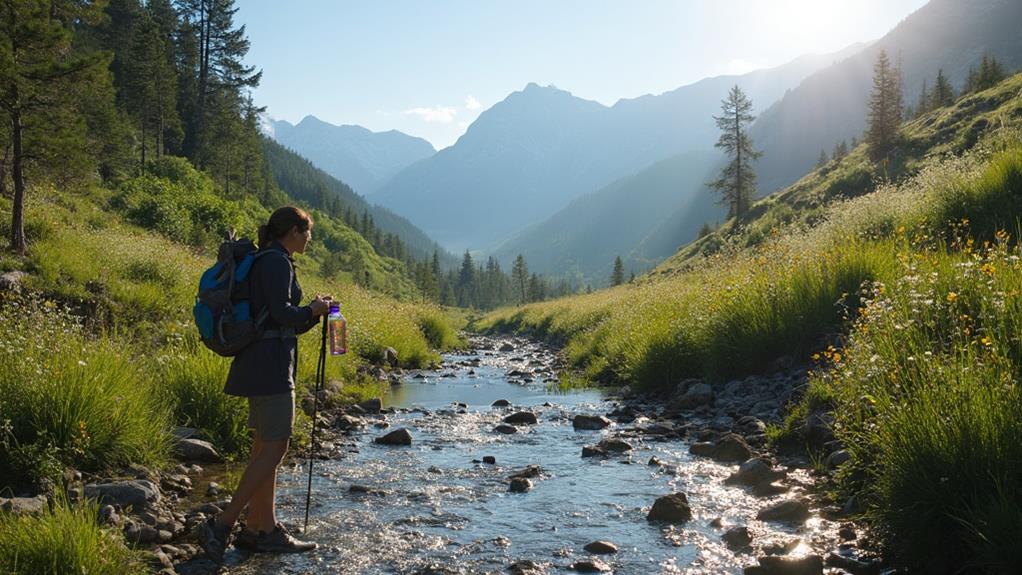 stay hydrated while hiking