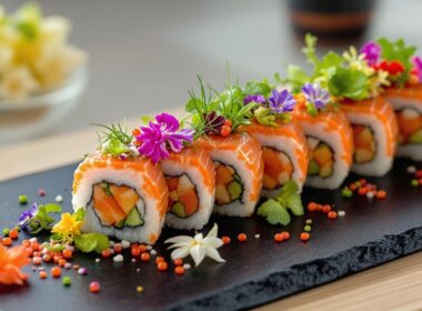 unique fishpond sushi roll